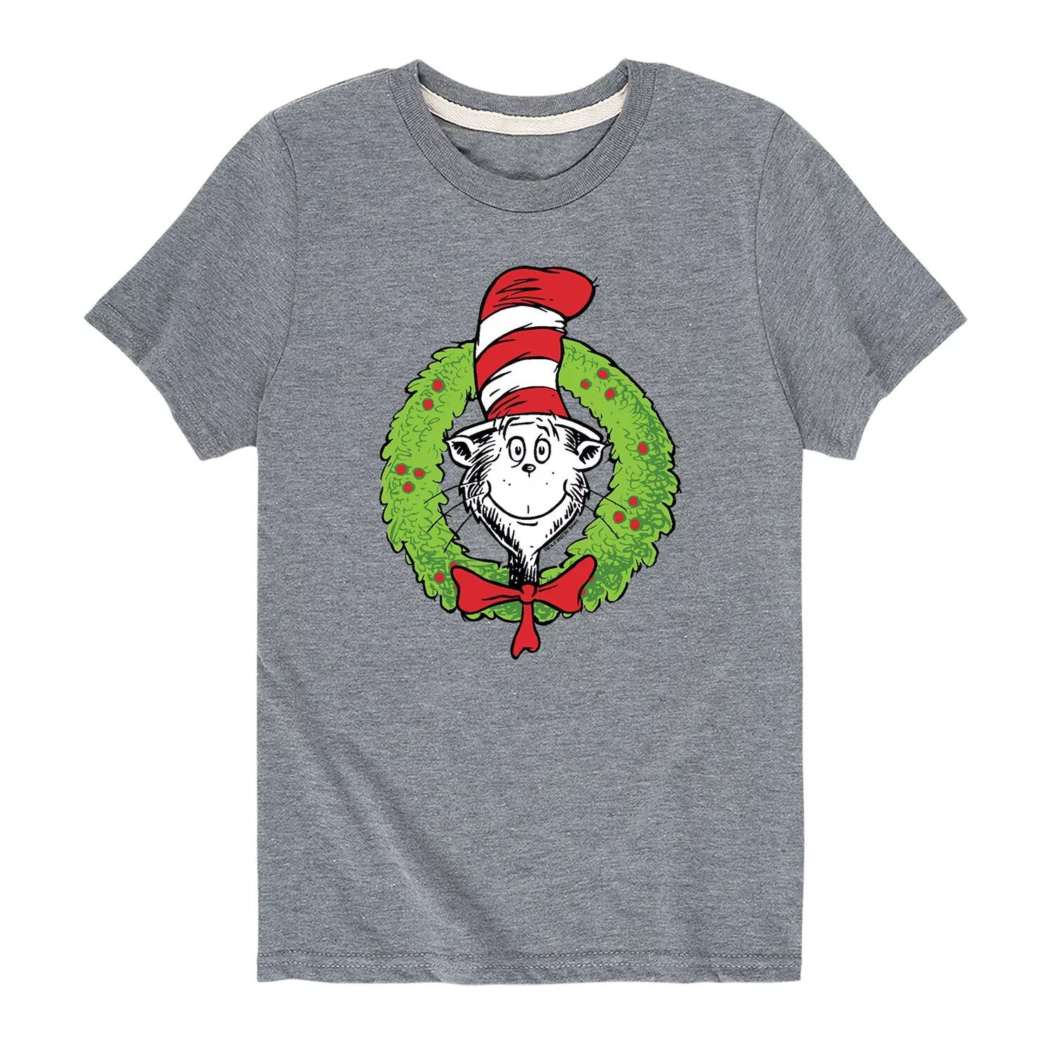 Футболка с изображением кота в шляпе и венком для мальчиков 8–20 лет «Доктор Сьюз» Licensed Character, серый
Футболка с изображением кота в шляпе и венком для мальчиков 8–20 лет «Доктор Сьюз» Licensed Character, серый