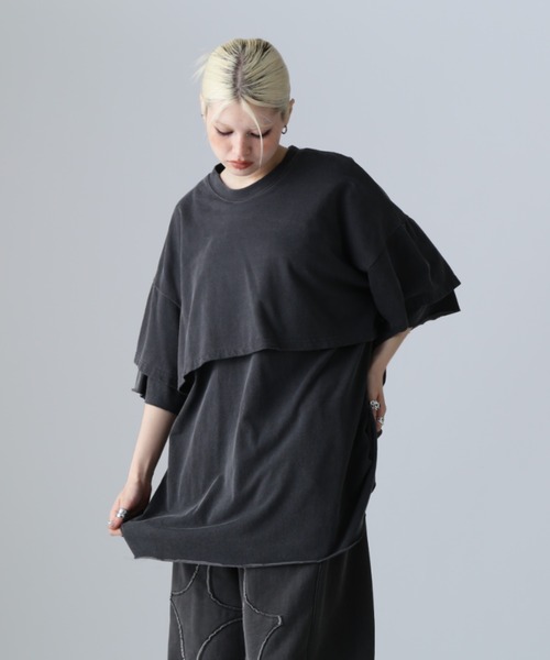 Футболка, многослойный пигментный принт SIS/S IS, угольно-серый
Футболка, многослойный пигментный принт SIS/S IS, угольно-серый