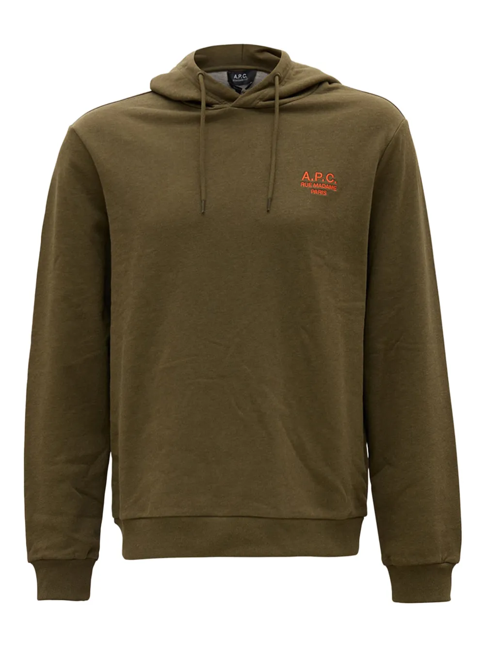 Толстовка с вышитым логотипом A.P.C., зеленый
Толстовка с вышитым логотипом A.P.C., зеленый