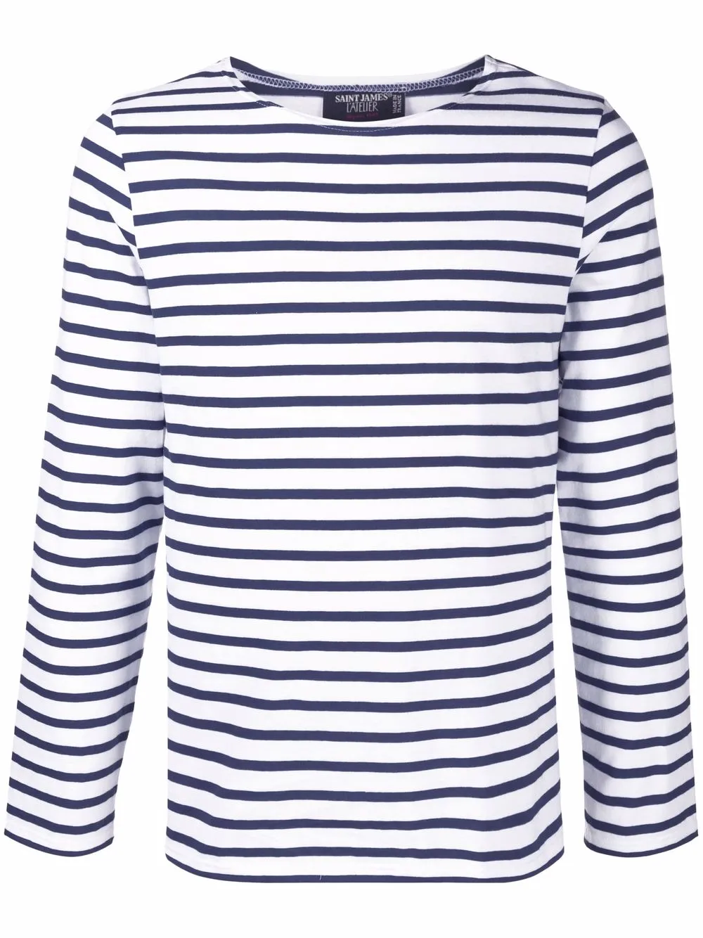 Полосатая футболка с длинными рукавами Saint James, белый
Полосатая футболка с длинными рукавами Saint James, белый