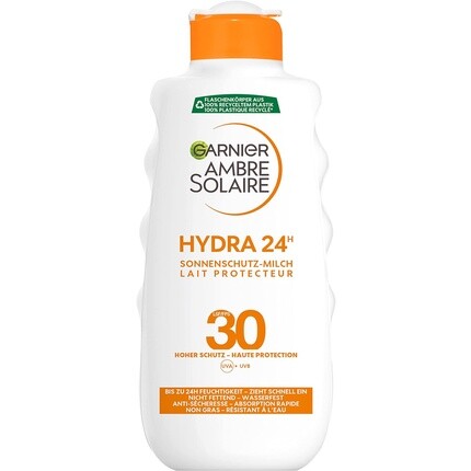 Ambre Solaire Sun Protection Milk Spf 30 Увлажняющий солнцезащитный крем с маслом ши 200мл, Garnier
Ambre Solaire Sun Protection Milk Spf 30 Увлажняющий солнцезащитный крем с маслом ши 200мл, Garnier