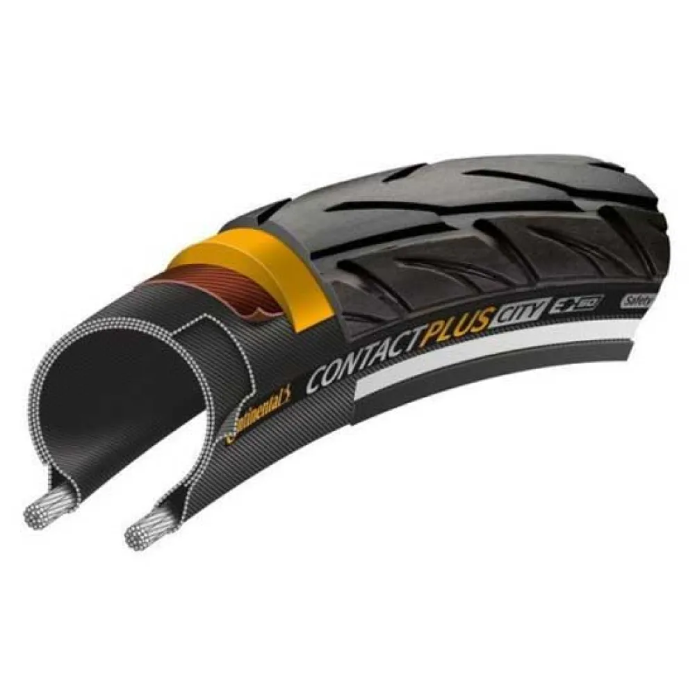 Жесткая городская шина Continental Contact Plus City 700C x 47, черный
Жесткая городская шина Continental Contact Plus City 700C x 47, черный