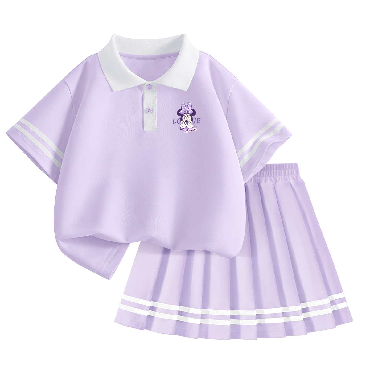 Детский комплект из двух частей: юбка, воротник-поло, средней длины Disney, dior k soft фиолетовый+solid soft фиолетовый
Детский комплект из двух частей: юбка, воротник-поло, средней длины Disney, dior k soft фиолетовый+solid soft фиолетовый