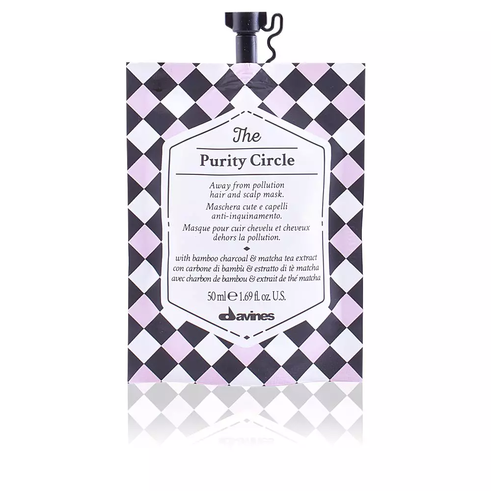 Маска для волос Purity circle pollution hair and scalp mask Davines, 50 мл.
Маска для волос Purity circle pollution hair and scalp mask Davines, 50 мл.