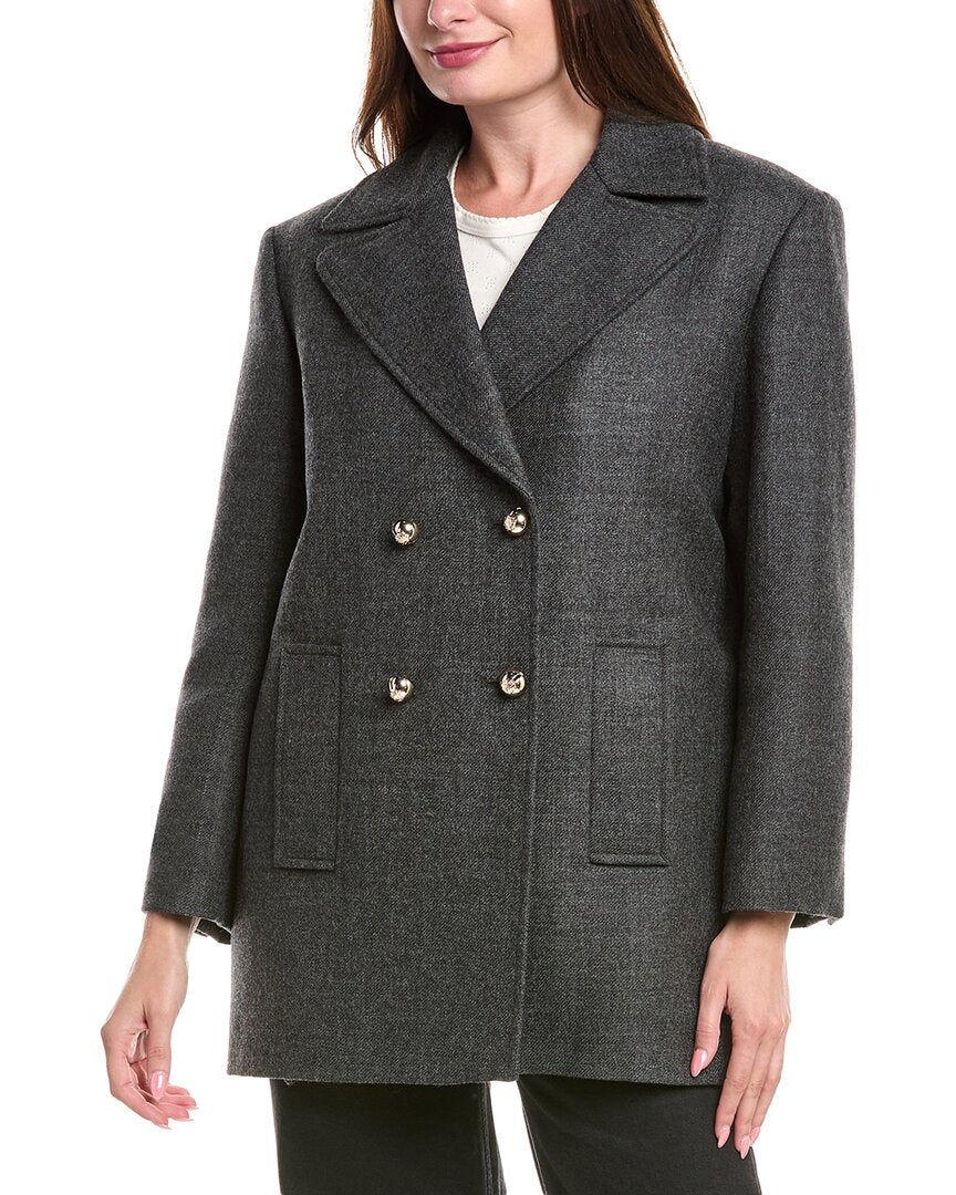 Сандеро шерстяное пальто Sandro, серый
Сандеро шерстяное пальто Sandro, серый