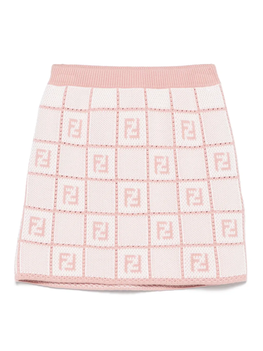 Жаккардовая юбка мини с логотипом FF FENDI KIDS, розовый
Жаккардовая юбка мини с логотипом FF FENDI KIDS, розовый