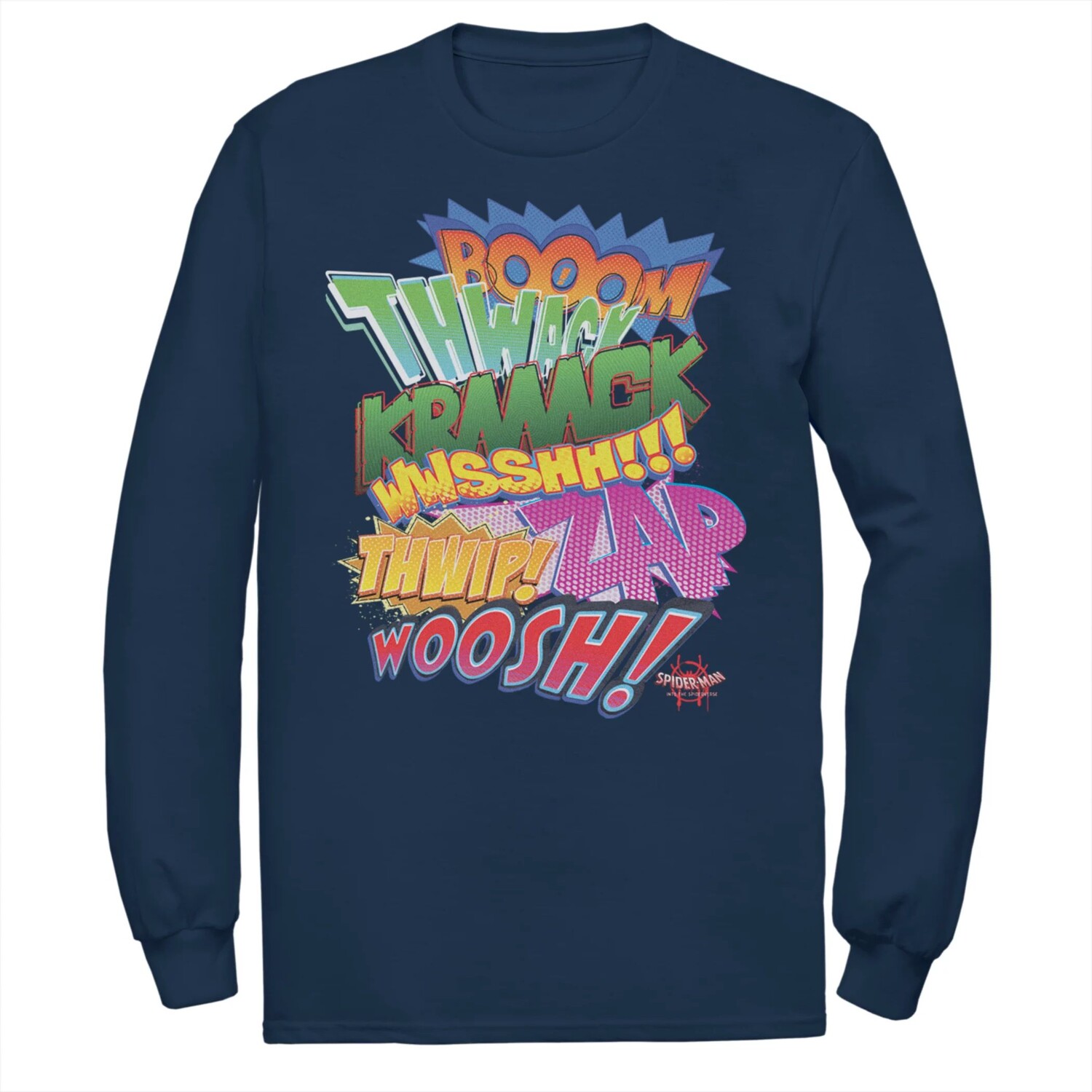 Мужская футболка со звуковыми эффектами Marvel Spider-Verse Licensed Character
Мужская футболка со звуковыми эффектами Marvel Spider-Verse Licensed Character