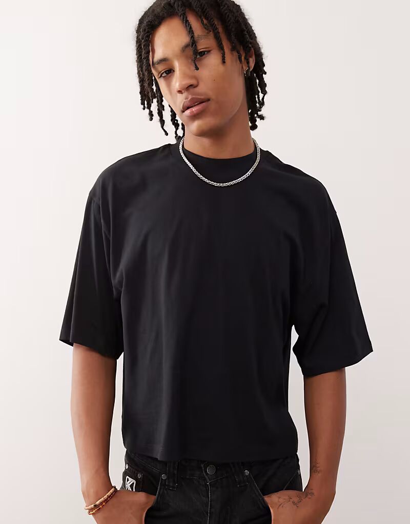 Футболка свободного кроя черного цвета Collusion, Черный, Футболка свободного кроя черного цвета Collusion
Футболка свободного кроя черного цвета Collusion, Черный, Футболка свободного кроя черного цвета Collusion