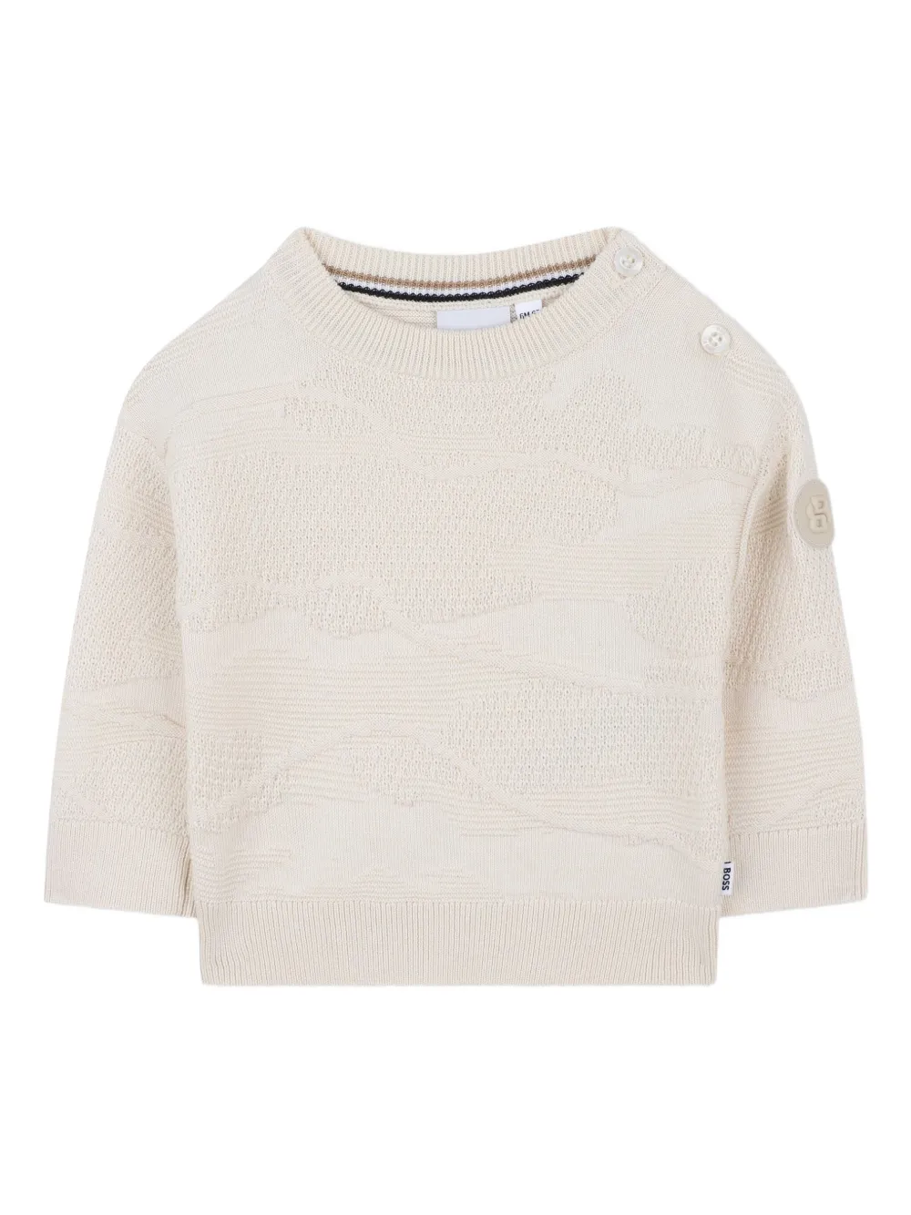 Свитер с круглым вырезом BOSS Kidswear, нейтральный
Свитер с круглым вырезом BOSS Kidswear, нейтральный