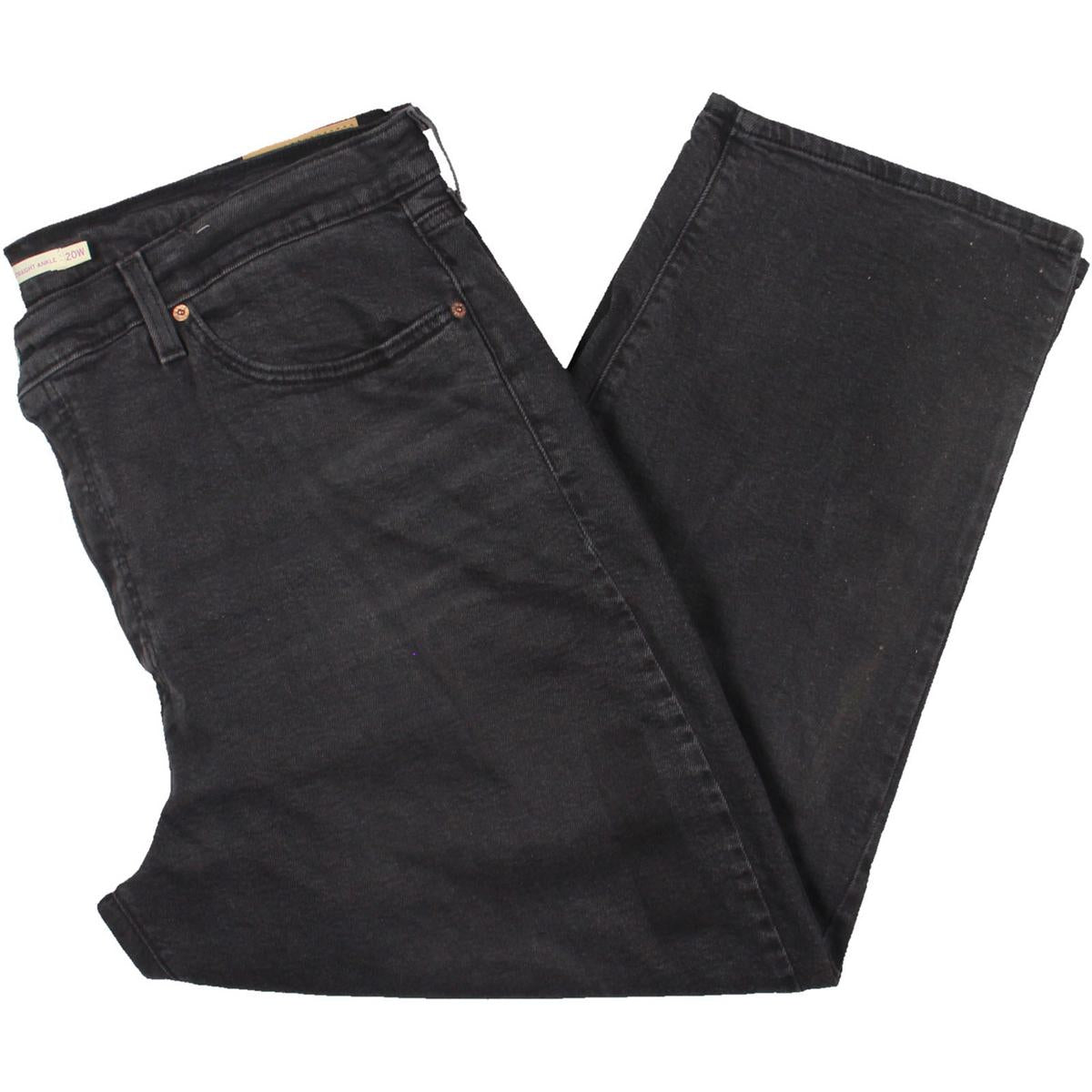 Плюс Женские джинсы с высокой посадкой и прямыми штанинами Levi Strauss & Co., черный
Плюс Женские джинсы с высокой посадкой и прямыми штанинами Levi Strauss & Co., черный