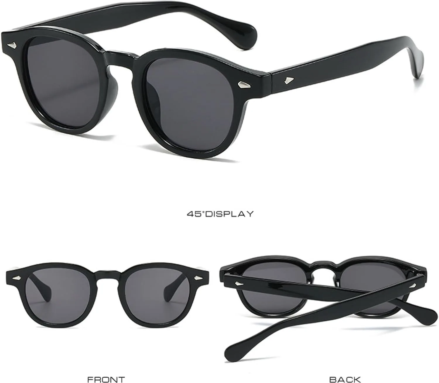 Модные солнцезащитные очки для женщин, овальные, темно-зеленые, в стиле ретро с заклепками, мужские солнцезащитные очки UV400 в стиле панк VVTWSSW, Orange Dark Green
Модные солнцезащитные очки для женщин, овальные, темно-зеленые, в стиле ретро с заклепками, мужские солнцезащитные очки UV400 в стиле панк VVTWSSW, Orange Dark Green