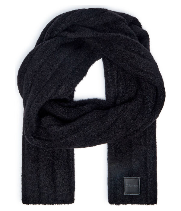 Шарф Calvin Klein с добавлением шерсти, черный
Шарф Calvin Klein с добавлением шерсти, черный