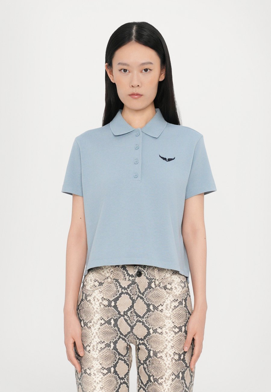 Поло Zadig & Voltaire MIRTA WINGS, Cloud/Light Blue
Поло Zadig & Voltaire MIRTA WINGS, Cloud/Light Blue