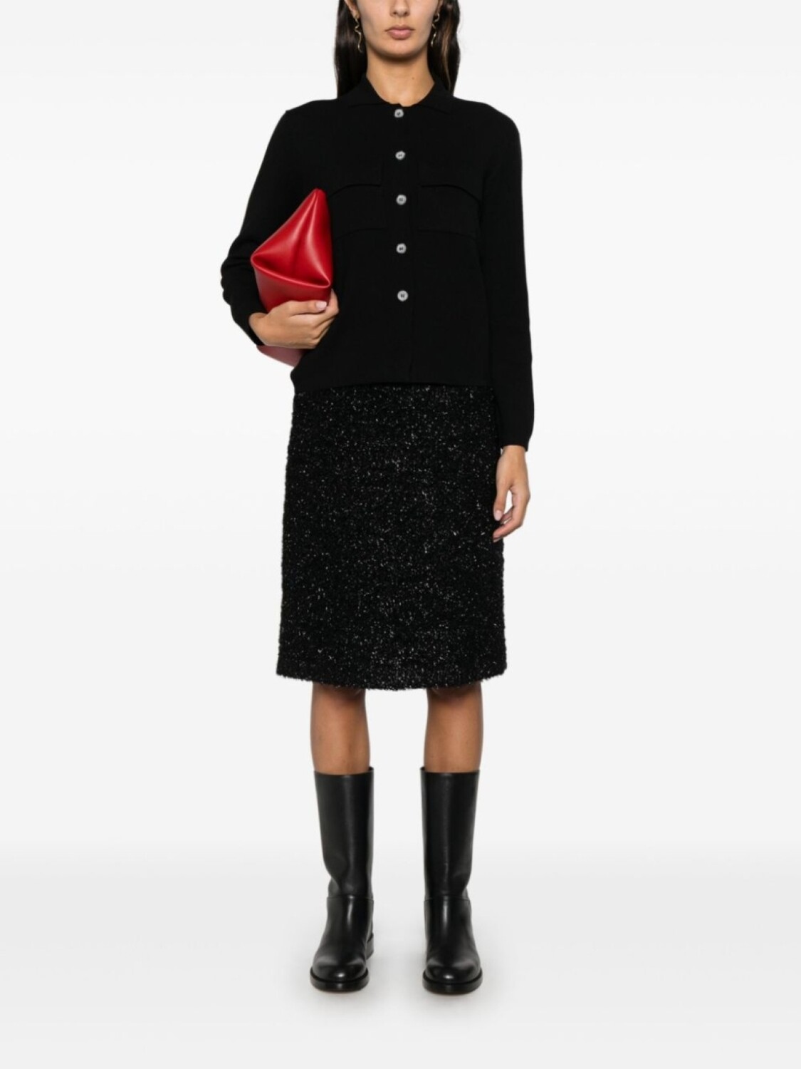 Кардиган Blanca Vita в рубчик, черный
Кардиган Blanca Vita в рубчик, черный