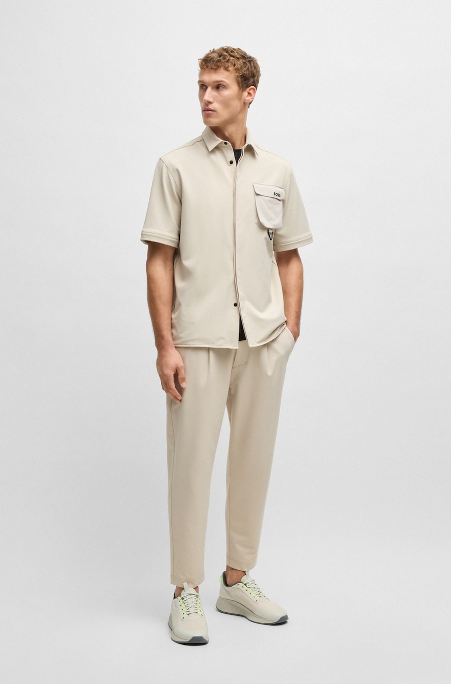 Кроссовки BOSS Ttnm Evo, бежевый
Кроссовки BOSS Ttnm Evo, бежевый