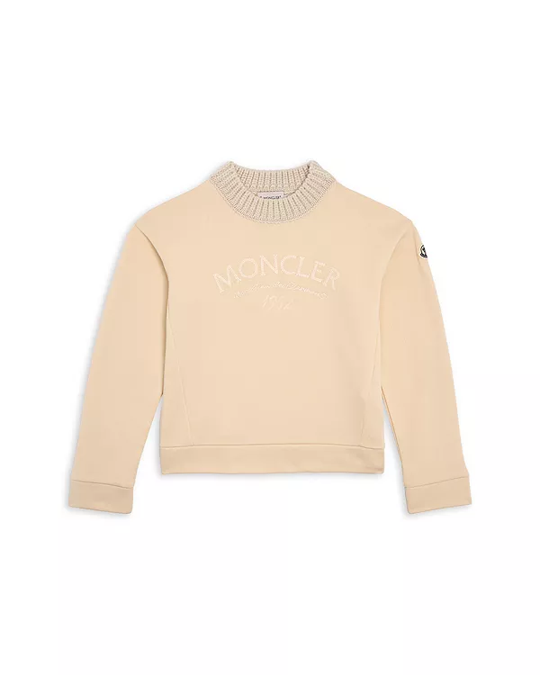 Детская толстовка с вышитым логотипом (для девочек постарше) Moncler, белый
Детская толстовка с вышитым логотипом (для девочек постарше) Moncler, белый