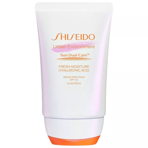 Солнцезащитный крем для городской среды Fresh-Moisture широкого спектра действия spf 42 с гиалуроновой кислотой Shiseido
Солнцезащитный крем для городской среды Fresh-Moisture широкого спектра действия spf 42 с гиалуроновой кислотой Shiseido