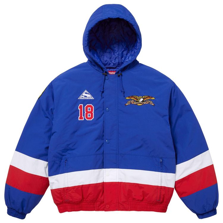Куртка Supreme x Antihero Stadium Jacket, синий
Куртка Supreme x Antihero Stadium Jacket, синий