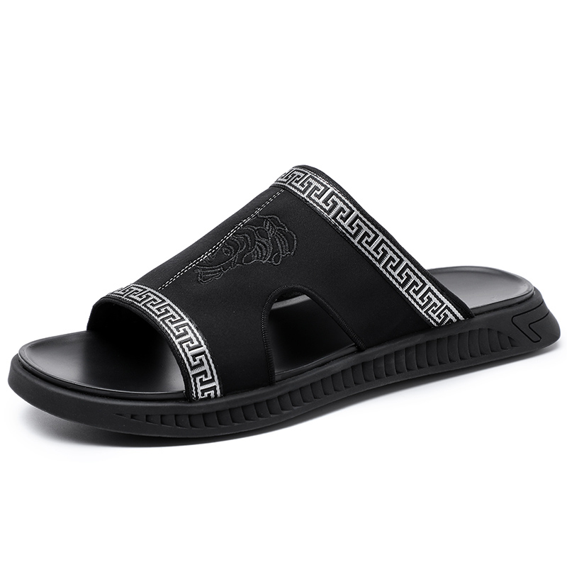 SENJIALUO Тапочки-слайды мужские, черные, с резиновой вышивкой, противоскользящие, износостойкие
SENJIALUO Тапочки-слайды мужские, черные, с резиновой вышивкой, противоскользящие, износостойкие