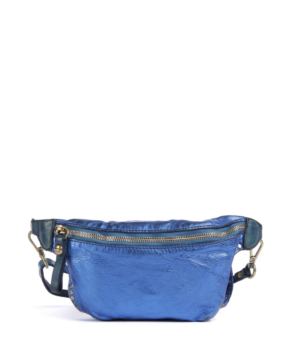 Поясная сумка из мелкозернистой яловой кожи. Campomaggi, синий
Поясная сумка из мелкозернистой яловой кожи. Campomaggi, синий