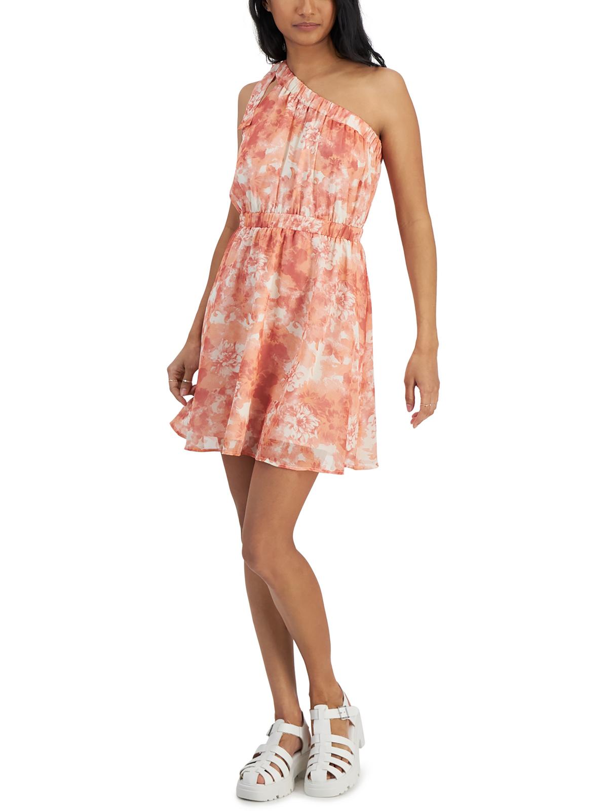 Платье-мини на одно плечо для юниоров с расклешенной юбкой Kit & Sky, цвет orange floral
Платье-мини на одно плечо для юниоров с расклешенной юбкой Kit & Sky, цвет orange floral