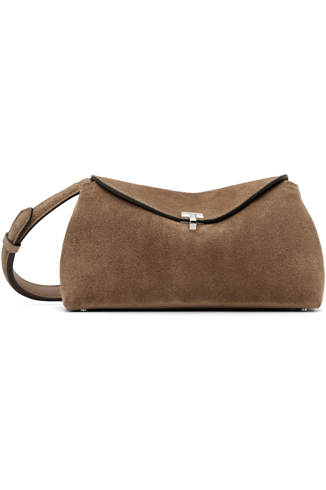 Клатч из замши T-Lock Toteme, цвет tobacco
Клатч из замши T-Lock Toteme, цвет tobacco