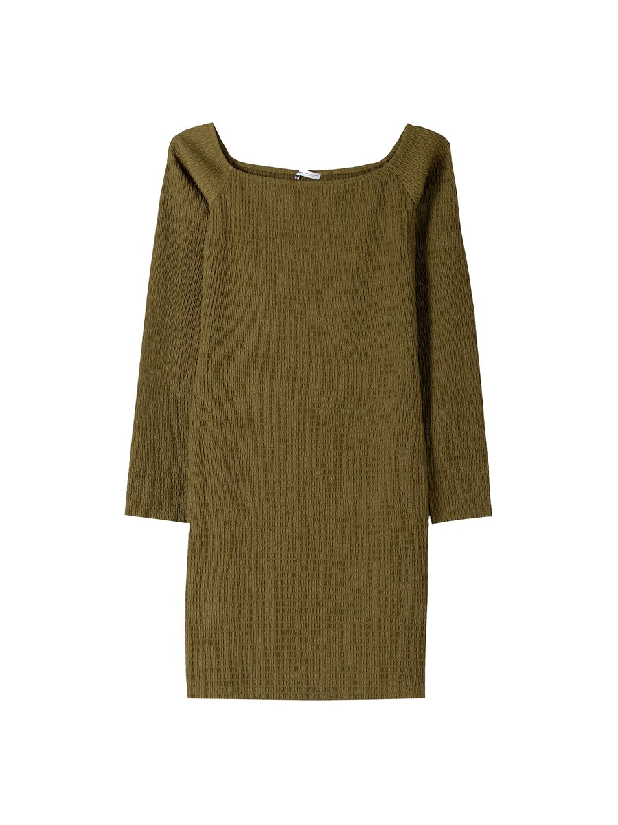 Платье Bershka, оливковый
Платье Bershka, оливковый