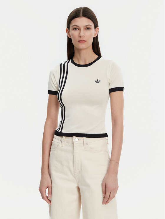 Облегающая футболка Knitted 3-Stripes JJ0961 Adidas, бежевый
Облегающая футболка Knitted 3-Stripes JJ0961 Adidas, бежевый