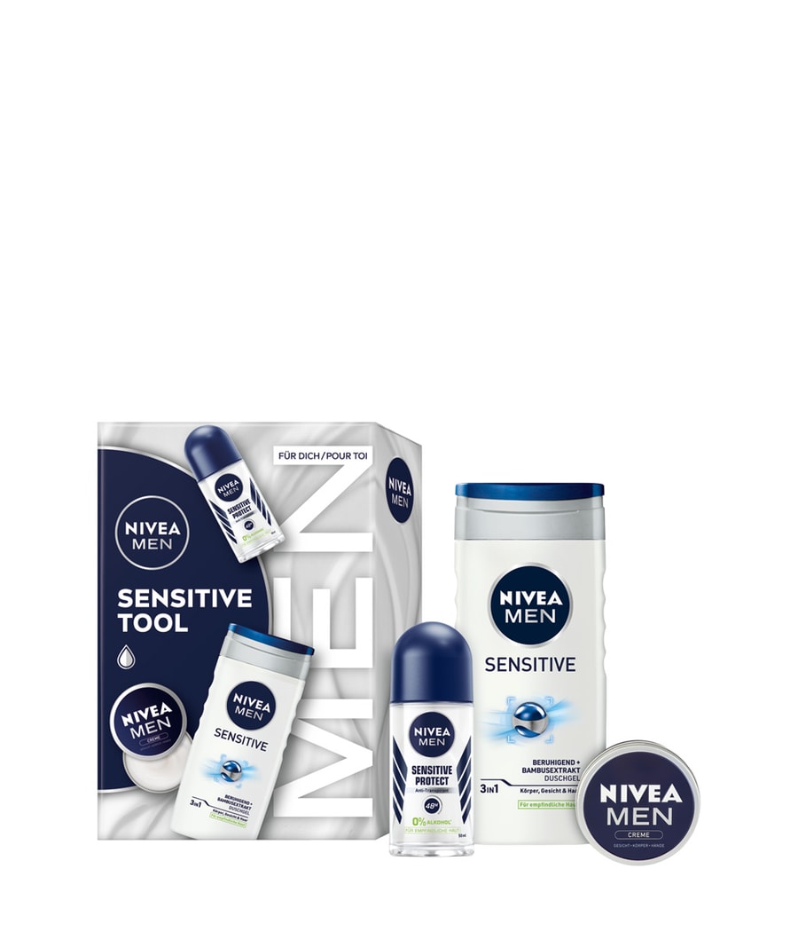 Набор для ухода за телом NIVEA MEN Sensitive Tool, 1 шт.
Набор для ухода за телом NIVEA MEN Sensitive Tool, 1 шт.