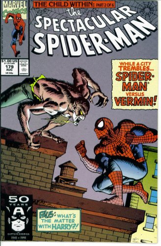 The Spectacular Spider-Man #179 : Wounds (The Child Within - Marvel Comics) (Marvel Comics)
The Spectacular Spider-Man #179 : Wounds (The Child Within - Marvel Comics) (Marvel Comics)