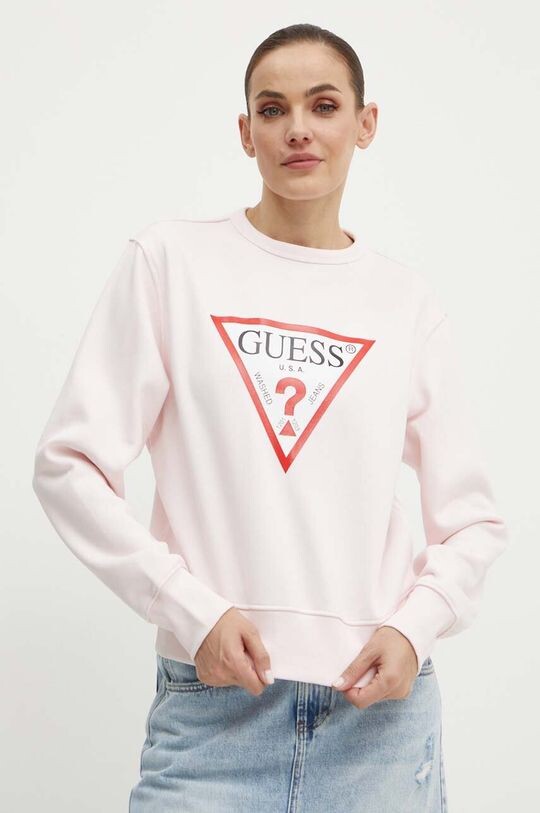 Толстовка Guess, розовый
Толстовка Guess, розовый