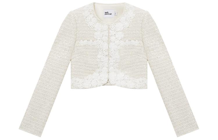 Self-Portrait Вязаный свитер Женский Слоновая кость Белый
Self-Portrait Вязаный свитер Женский Слоновая кость Белый