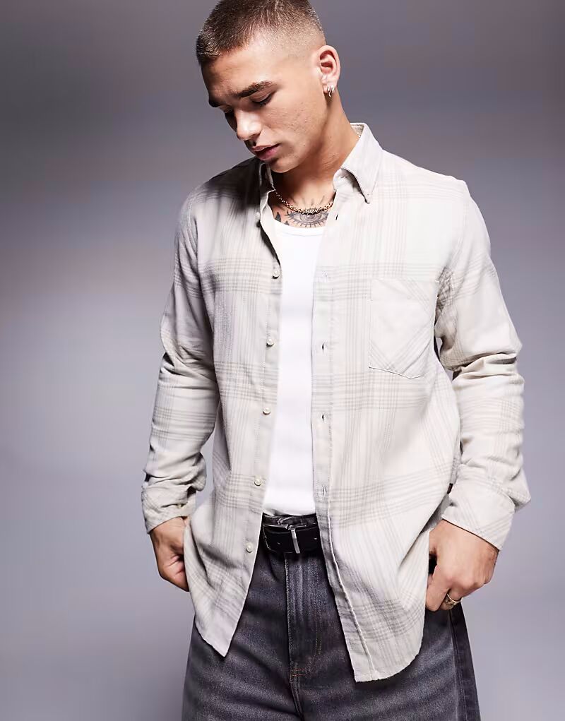 Рубашка фланелевая BOSS Orange Rickert в клетку, классический крой, светло-бежевый цвет
Рубашка фланелевая BOSS Orange Rickert в клетку, классический крой, светло-бежевый цвет