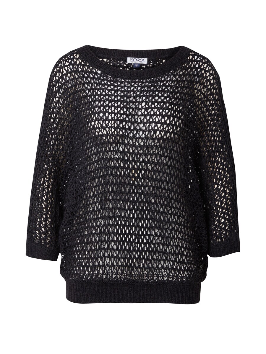 Тонкий вязаный свитер Soccx Sweater, черный
Тонкий вязаный свитер Soccx Sweater, черный