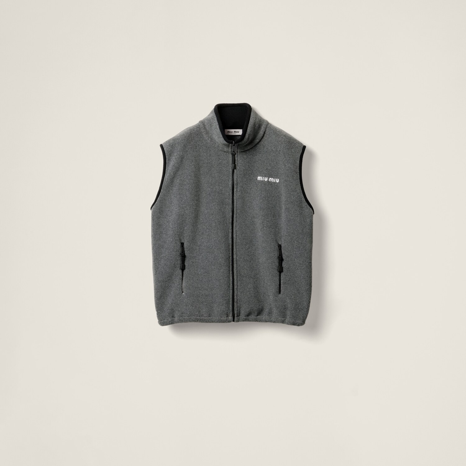 Свитшот из хлопкового флиса MIU MIU, серый
Свитшот из хлопкового флиса MIU MIU, серый