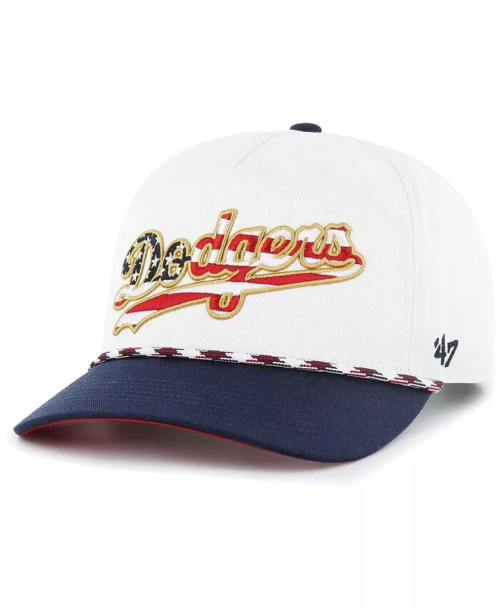 Мужская белая бейсболка с надписью Los Angeles Dodgers Flag Script Hitch Snapback '47 Brand
Мужская белая бейсболка с надписью Los Angeles Dodgers Flag Script Hitch Snapback '47 Brand