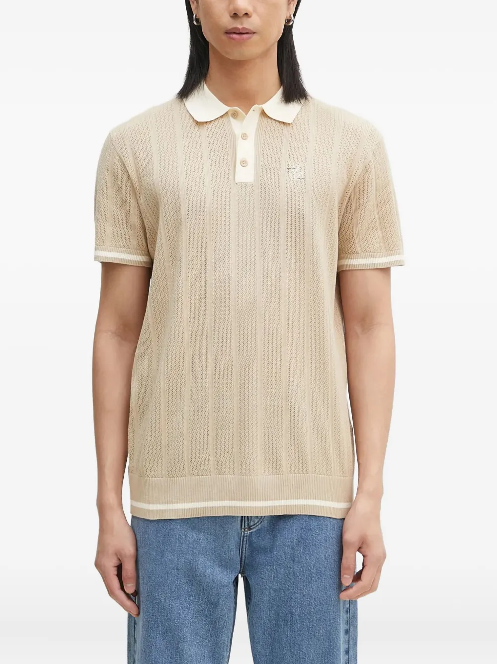 Рубашка поло с вышитым логотипом Filling Pieces, нейтральный
Рубашка поло с вышитым логотипом Filling Pieces, нейтральный