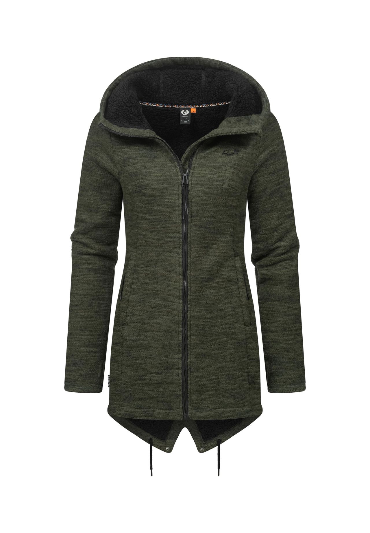 Кардиган с капюшоном Wingi Меланж Ragwear, темно-оливковый 
Кардиган с капюшоном Wingi Меланж Ragwear, темно-оливковый