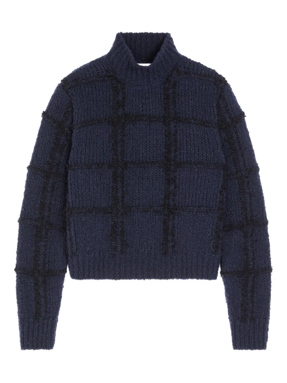 Свитер с высоким воротником Dries Van Noten, синий
Свитер с высоким воротником Dries Van Noten, синий