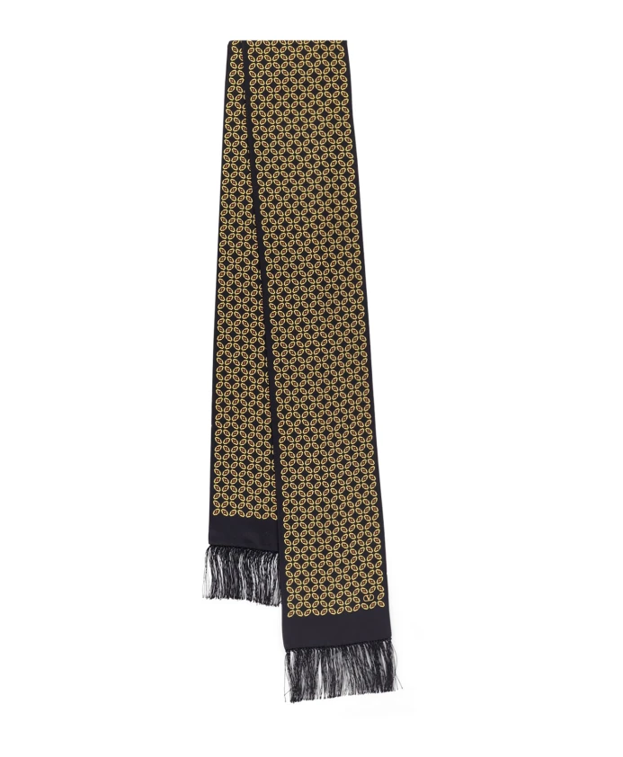 Шелковый шарф с разноцветным узором Valentino Garavani, желтый
Шелковый шарф с разноцветным узором Valentino Garavani, желтый