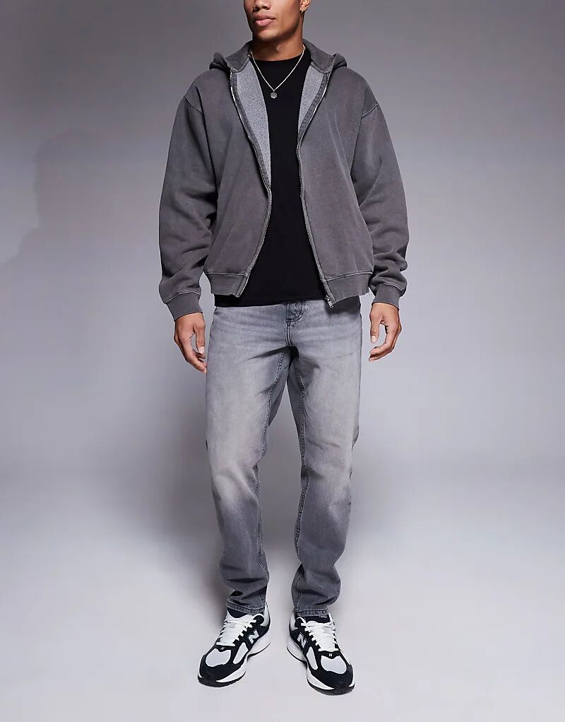 Зауженные джинсы черного цвета ASOS DESIGN
Зауженные джинсы черного цвета ASOS DESIGN