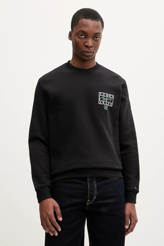 Хлопковая толстовка Tommy Jeans, черный
Хлопковая толстовка Tommy Jeans, черный