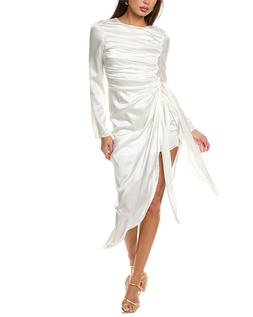 Мини-платье AIIFOS Christy из смесового шелка, белый
Мини-платье AIIFOS Christy из смесового шелка, белый