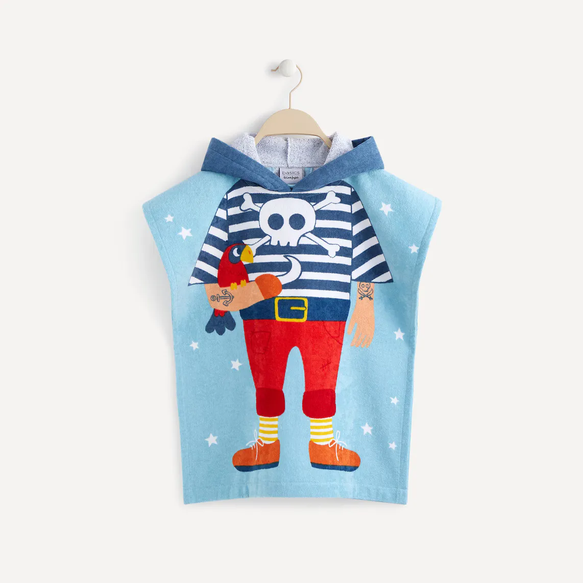 Детское пляжное пончо Pirata Basics El Corte Inglés, синий
Детское пляжное пончо Pirata Basics El Corte Inglés, синий