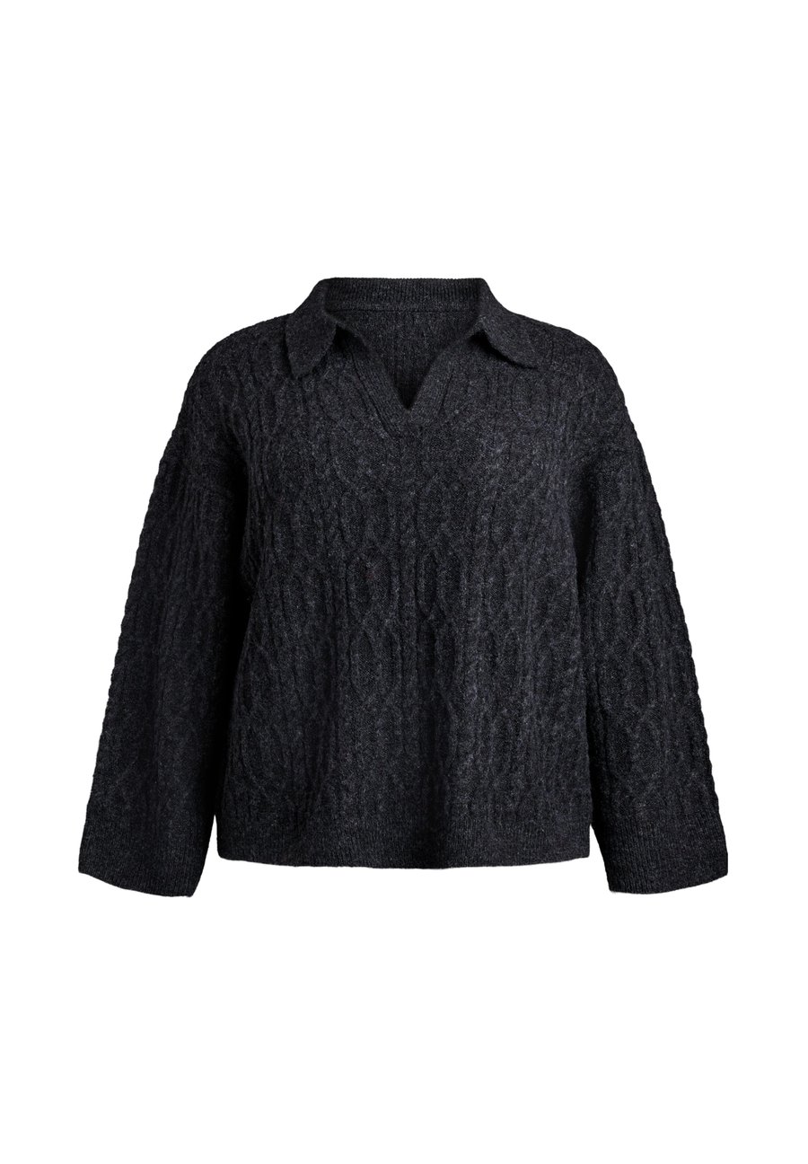 Джемпер Zizzi ZOPFMUSTER, Dark Grey Melange/Mottled Dark Grey
Джемпер Zizzi ZOPFMUSTER, Dark Grey Melange/Mottled Dark Grey
