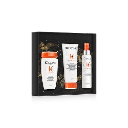 Подарочный набор Nutritive Fondant для сухих волос - включает Bain Satin 250 мл, Lait Vital 200 мл, лосьон Thermique 150 мл Kérastase
Подарочный набор Nutritive Fondant для сухих волос - включает Bain Satin 250 мл, Lait Vital 200 мл, лосьон Thermique 150 мл Kérastase