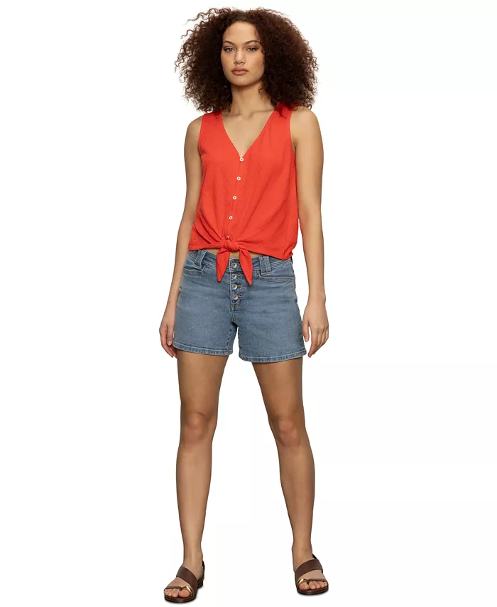 Женский жилет на пуговицах с завязками спереди Vacation Sanctuary, красный
Женский жилет на пуговицах с завязками спереди Vacation Sanctuary, красный