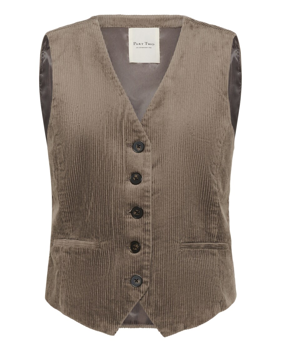 Жилет Part Two Linka, темно-бежевый
Жилет Part Two Linka, темно-бежевый