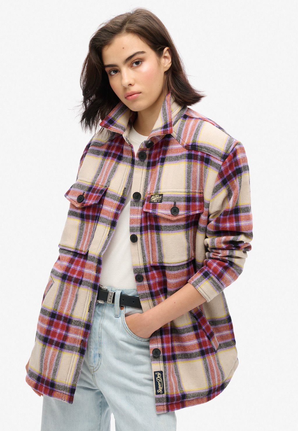 Легкая куртка CHECK OVER Superdry, коричневый
Легкая куртка CHECK OVER Superdry, коричневый