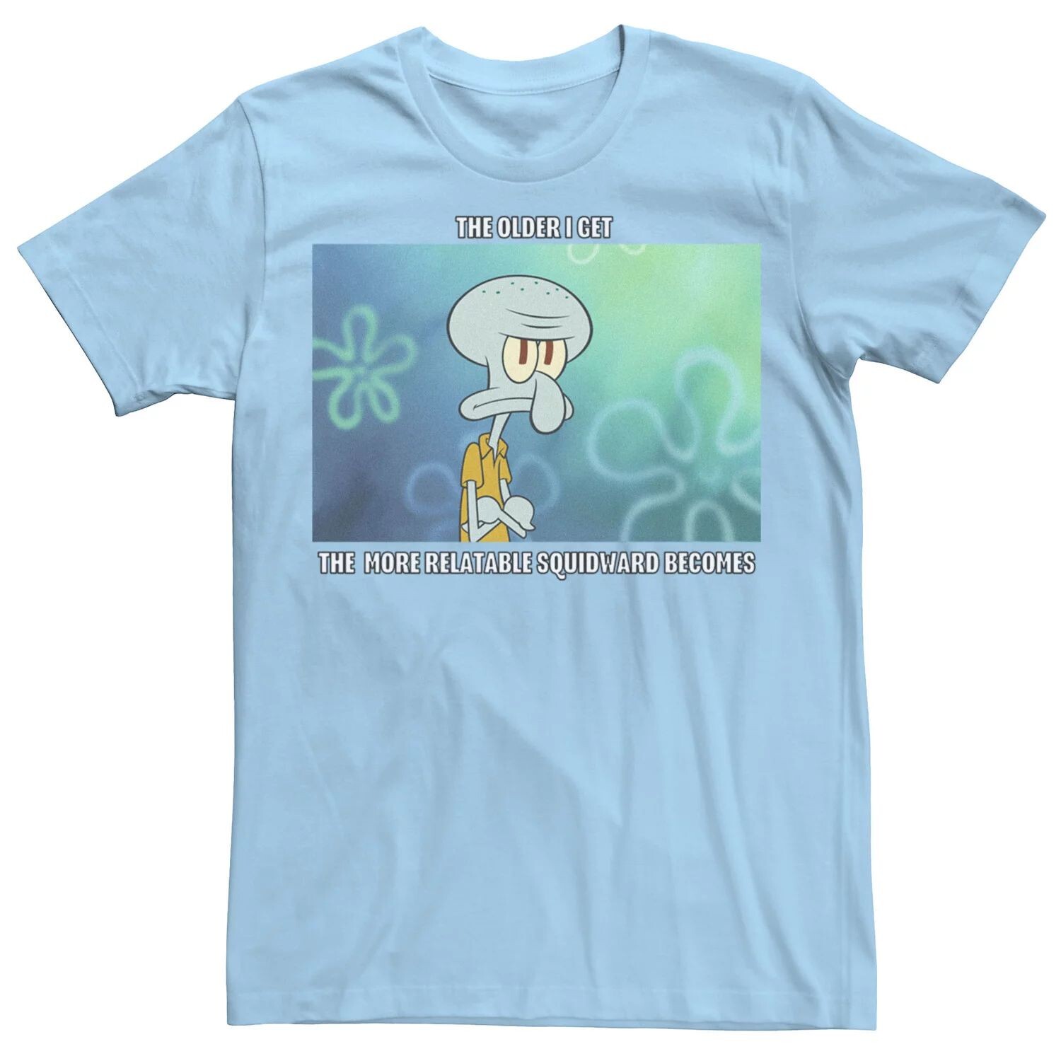 Мужская футболка с короткими рукавами «Губка Боб Квадратные Штаны» Relable Squidward Meme Licensed Character, светло-синий
Мужская футболка с короткими рукавами «Губка Боб Квадратные Штаны» Relable Squidward Meme Licensed Character, светло-синий
